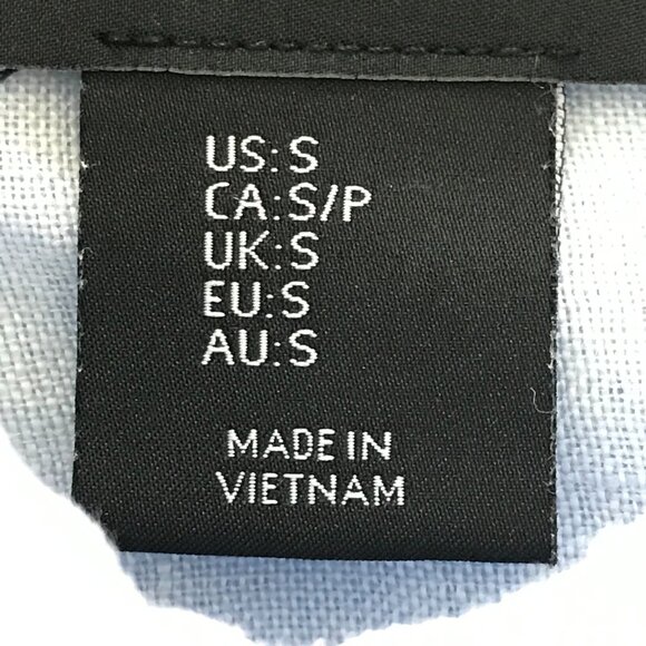 Tahari 100% Linen Top Women S Blue Button Up Pocket Long Sleeve Collared 17035 - Picture 4 of 15